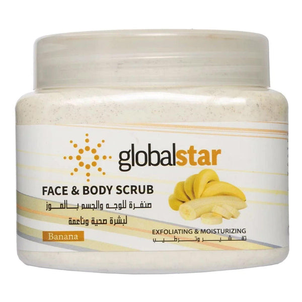 Globalstar Exfoliating Face & Body Scrub Banana 500ml - Awarid UAE
