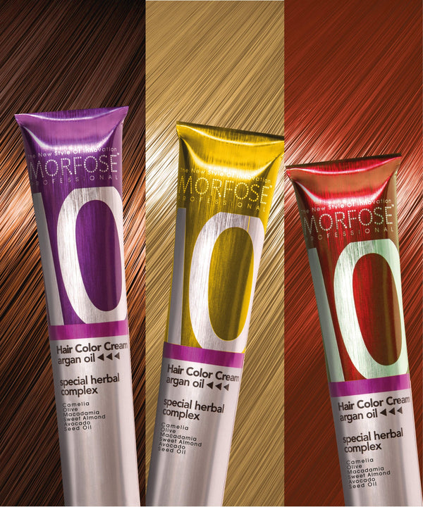 Morfose Hair Color Cream Argan Oil Special Herbal Complex (5.11 Intense Light Ash Brown) 100ml