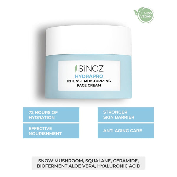 Sinoz Hydrapro Intense Moisturizing Face Cream – 50ml