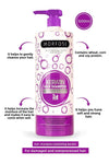 Morfose Keratin Shampoo & Hair Mask Set - 1000ml Shampoo & 500ml Hair Mask for Hair Repair