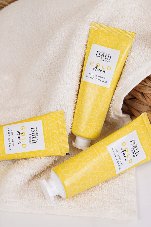 The Bath Factory Gold Aura Intensive Moisturizing Hand Cream – Nourishing & Softening, 30ml