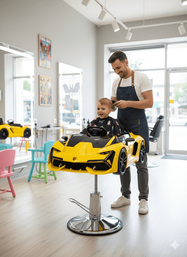 Globalstar Kids Salon Chair – Luxury Sports Car Design