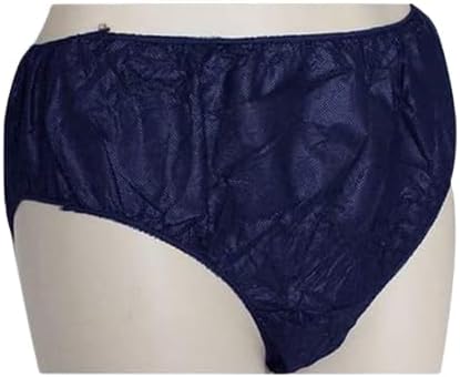 Globalstar 100-Pcs Ultra-Soft Blue Disposable Women's Travel Panties - Stylish Non-Woven Freshness for Any Occasion