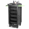 Globalstar Professional Salon Trolley with 5 PVC Drawers – Premium Hairdressing and Barber Organizer