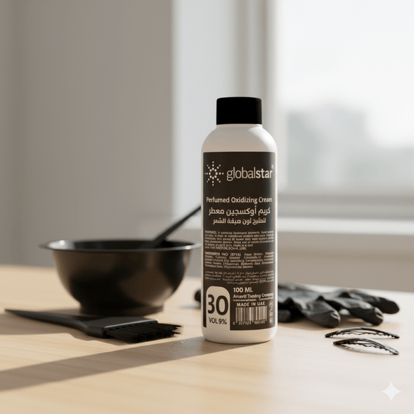 Globalstar Oxygen Fragranced 30% 100ml – Professional Scented Oxidizing Cream for Vibrant Hair Color