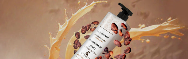 Globalstar Hair Shampoo with Cocoa Butter & Castor Oil – Hydrating & Repairing Formula for Healthy Hair – 1000ml