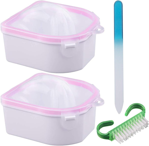 Globalstar Nail Soak Bowl Set of 2pcs - The Essential Manicure Companion