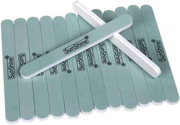 Globalstar Shine Buffer Nail File 600/3000 Grit 12pcs - Perfect Manicure and Pedicure Tool