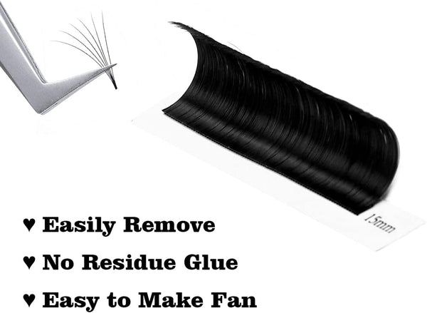 Globalstar Fan Lashes 0.05C 12rows - The Secret to Dramatic, Voluminous Lashes