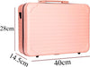 Globalstar Travel Makeup Organizer - Pink Artist Makeup Bag & Portable Skincare Train Case