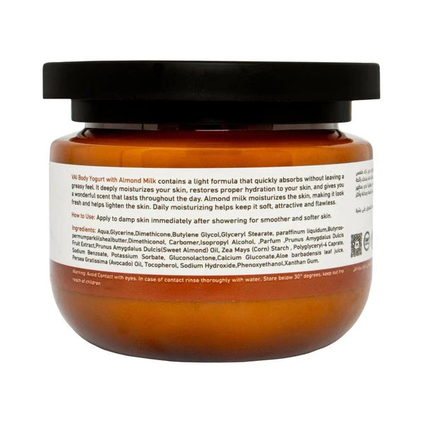 VAI Almond Milk Body Yogurt 280ml - Lasting Hydration with Gentle Almond Scent