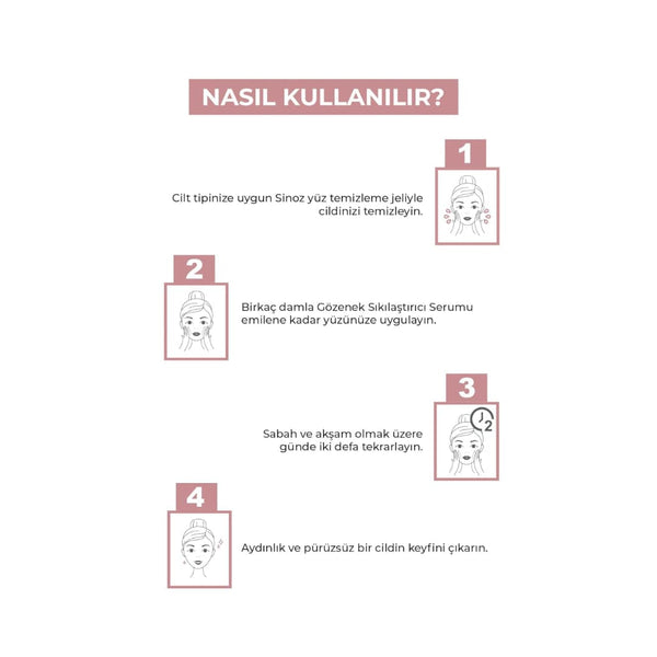 سيروم سينوز لتصغير المسام - يصغر المسام، ويشد البشرة، وينعم ملمسها، 30 مل