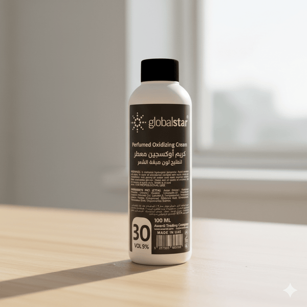 Globalstar Oxygen Fragranced 30% 100ml – Professional Scented Oxidizing Cream for Vibrant Hair Color