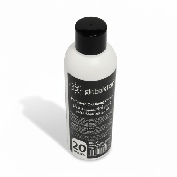 Globalstar Oxygen Fragranced 20% 100ml – Professional Scented Oxidizing Cream for Smooth Hair Coloring
