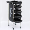 Globalstar Aluminum Pedicure Salon Trolley - Portable Stainless Steel Beauty Cart for Aesthetic and Cosmetic Use