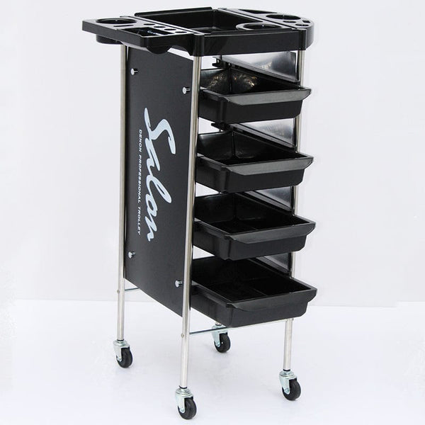 Globalstar Aluminum Pedicure Salon Trolley - Portable Stainless Steel Beauty Cart for Aesthetic and Cosmetic Use