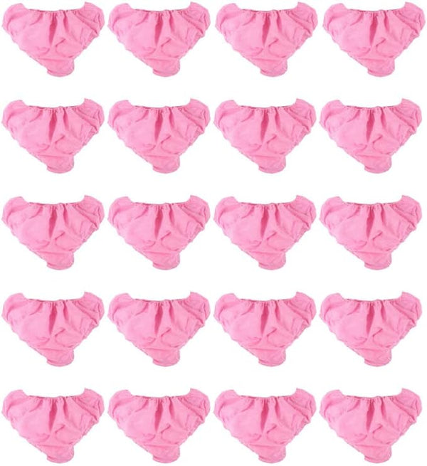 Globalstar Pink Disposable Underwear - 50 Pack for Spa, Travel, and Everyday Use