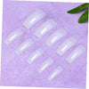 Globalstar 500PCS Faux Nail Art Stickers - White Full Cover French Manicure Oval Decals