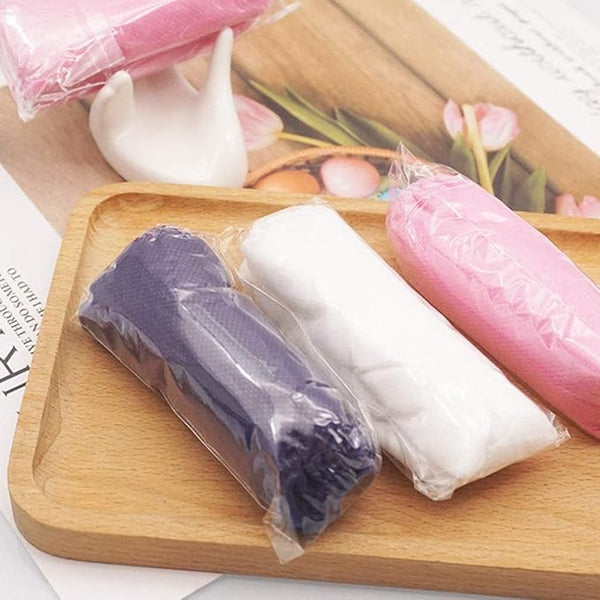 Globalstar 100-Pcs Ultra-Soft Blue Disposable Women's Travel Panties - Stylish Non-Woven Freshness for Any Occasion