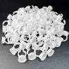 Globalstar 100PCS Disposable Tattoo Ink Caps Rings - Perfect for Microblading and Semi-Permanent Makeup