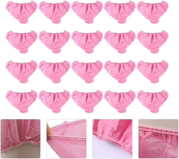 Globalstar Pink Disposable Underwear - 50 Pack for Spa, Travel, and Everyday Use
