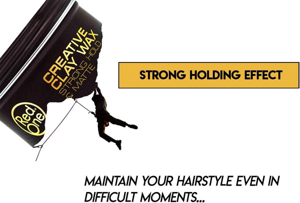 RedOne Creative Clay Hair Wax 100ml - Strong Hold for Matte Finish