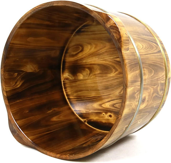 Globalstar Foot Soak Tub - Indulge in Natural Wooden Luxury for Soothing Foot Care