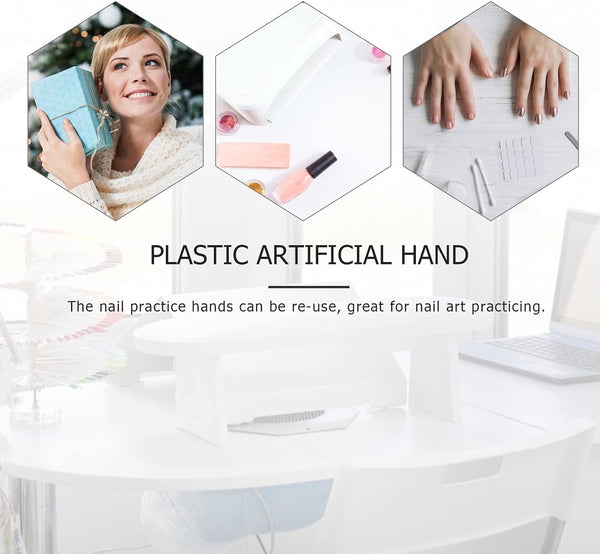 Globalstar Pro Nail Artist's Dream - Bendable Mannequin Hand for Manicure Mastery