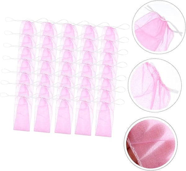 Globalstar Comfort Chic: 50-Pack Women's Disposable Pink Thong Liners - Versatile Underwear for Spa, Maternity & Travel Needs