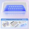 Globalstar 178W Double Hand Rechargeable UV LED Nail Lamp with PU Cushion - Professional Cordless Nail Dryer