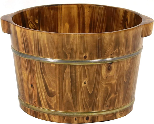 Globalstar Foot Soak Tub - Indulge in Natural Wooden Luxury for Soothing Foot Care