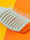 Global Star Large Curved Scalp Massage Comb - Perfect for Men's Oil Head and Women's Fluffy Curly Hair