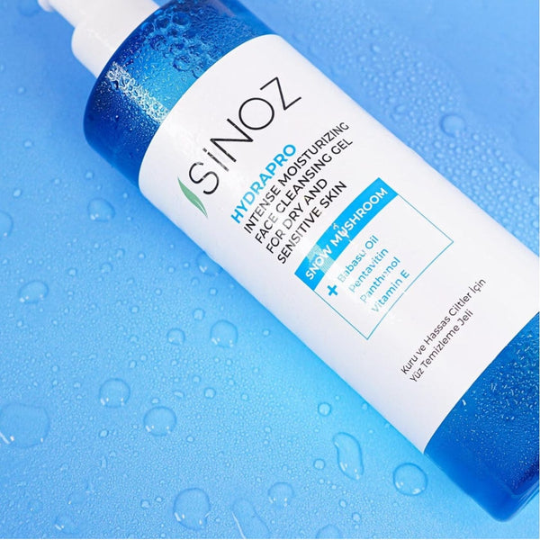 Sinoz Pro Series Dry Skin Care Set – Cleansing Gel, Hydro Pro Cream & Lip Balm Trio