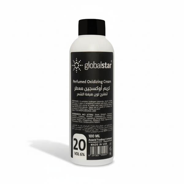 Globalstar Oxygen Fragranced 20% 100ml – Professional Scented Oxidizing Cream for Smooth Hair Coloring