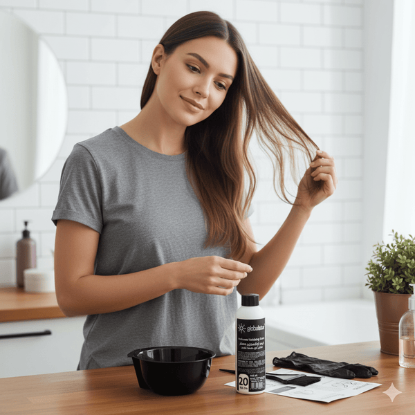 Globalstar Oxygen Fragranced 20% 100ml – Professional Scented Oxidizing Cream for Smooth Hair Coloring