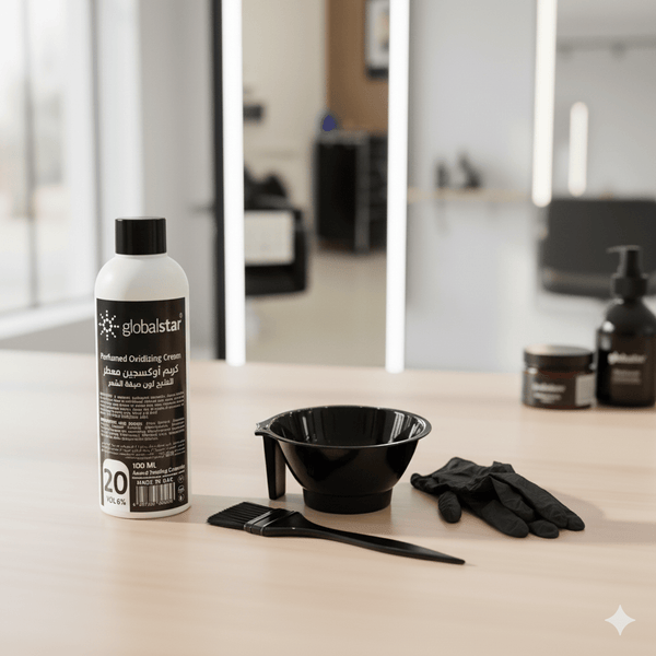 Globalstar Oxygen Fragranced 20% 100ml – Professional Scented Oxidizing Cream for Smooth Hair Coloring