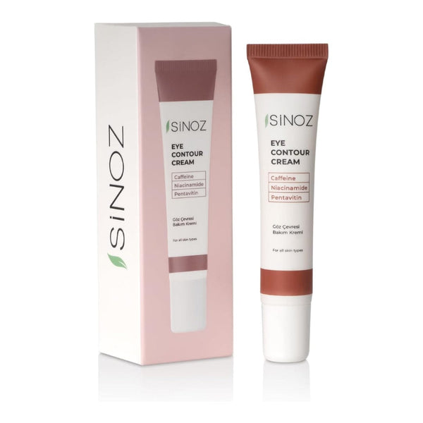 Sinoz Eye Contour Cream – Brightening, Firming & De-Puffing for Dark Circles and Wrinkles, 15ml