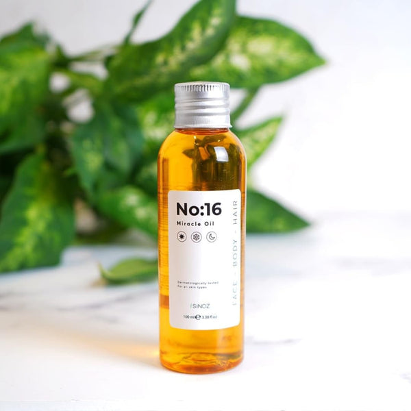 Sinoz No 16 Miracle Oil – Multi-Purpose Face, Body & Hair Nourishing Oil, 100ml