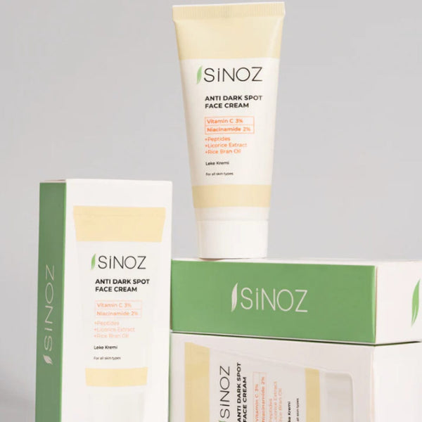 Sinoz Dark Spot Set – Brightening & Even Skin Tone with Vitamin C Serum and Blemish Cream
