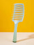 Global Star Large Curved Scalp Massage Comb - Perfect for Men's Oil Head and Women's Fluffy Curly Hair