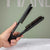 Globalstar Black V-Shaped Folding Boar Bristle Hair Brush for Straight Hair | Compact and Efficient
