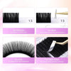 NAGARAKU 0.03mm C Curl 7-15mm Mix Tray - Natural Faux Mink Mega Volume Lashes