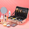 Globalstar Travel Makeup Organizer - Pink Artist Makeup Bag & Portable Skincare Train Case