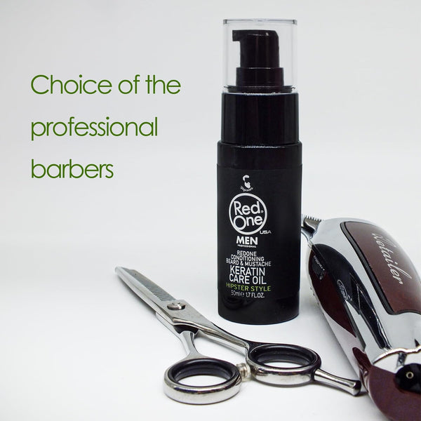 زيت ريد وان كيراتين للحية والشارب 50 مل
