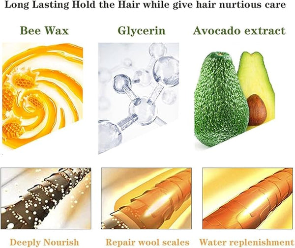 IKT Hair Wax Stick - Non-Greasy Styling Wax for Smooth Wigs & Flyaways