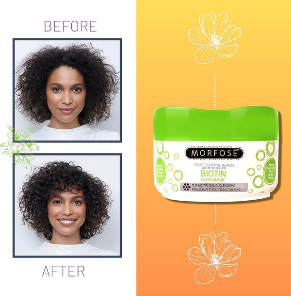 Morfose Biotin Hair Mask 500ml - Ultimate Nourishment for Thicker, Healthier Hair