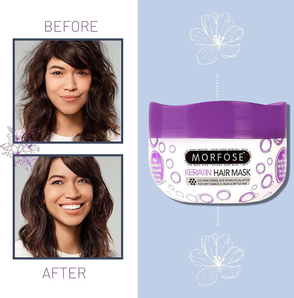 Morfose Keratin Hair Mask 250ml - Deep Conditioning Treatment