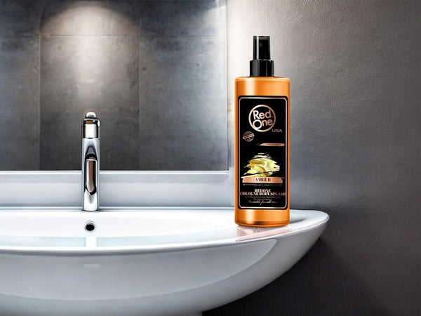 RedOne Amber After Shave Cologne Body Splash 400ml - Ultimate Freshness & Cleanliness
