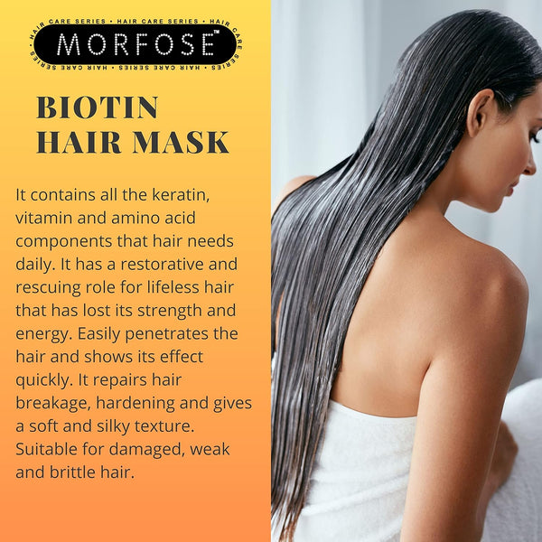 Morfose Biotin Hair Mask 500ml - Ultimate Nourishment for Thicker, Healthier Hair
