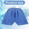 Globalstar Disposable Exam Shorts - Unisex Non-Woven Medical Patient Shorts with Elastic Waistband